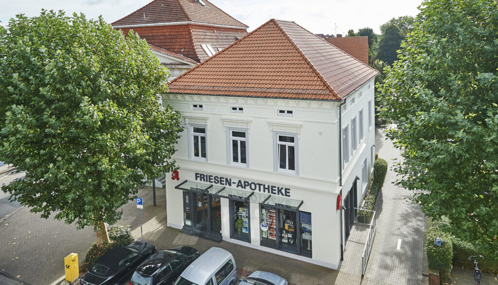 Filiale der Friesen Apotheke von oben
